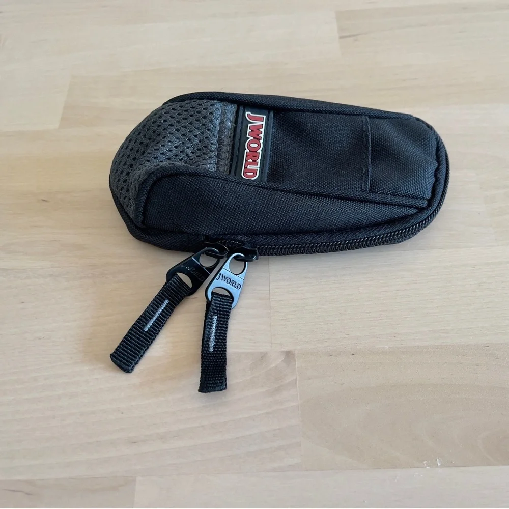 NEW JWORLD Backpack Strap Cell Phone Pocket Black Y2K antique